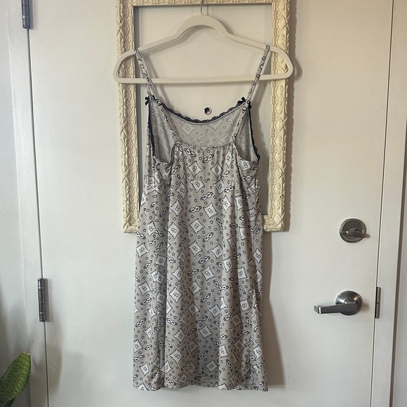 JO.SH | Patterned Gray Women's Robe and Nightgown Set - Picture 13 of 16